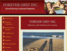 Tablet Screenshot of forevergrey.com